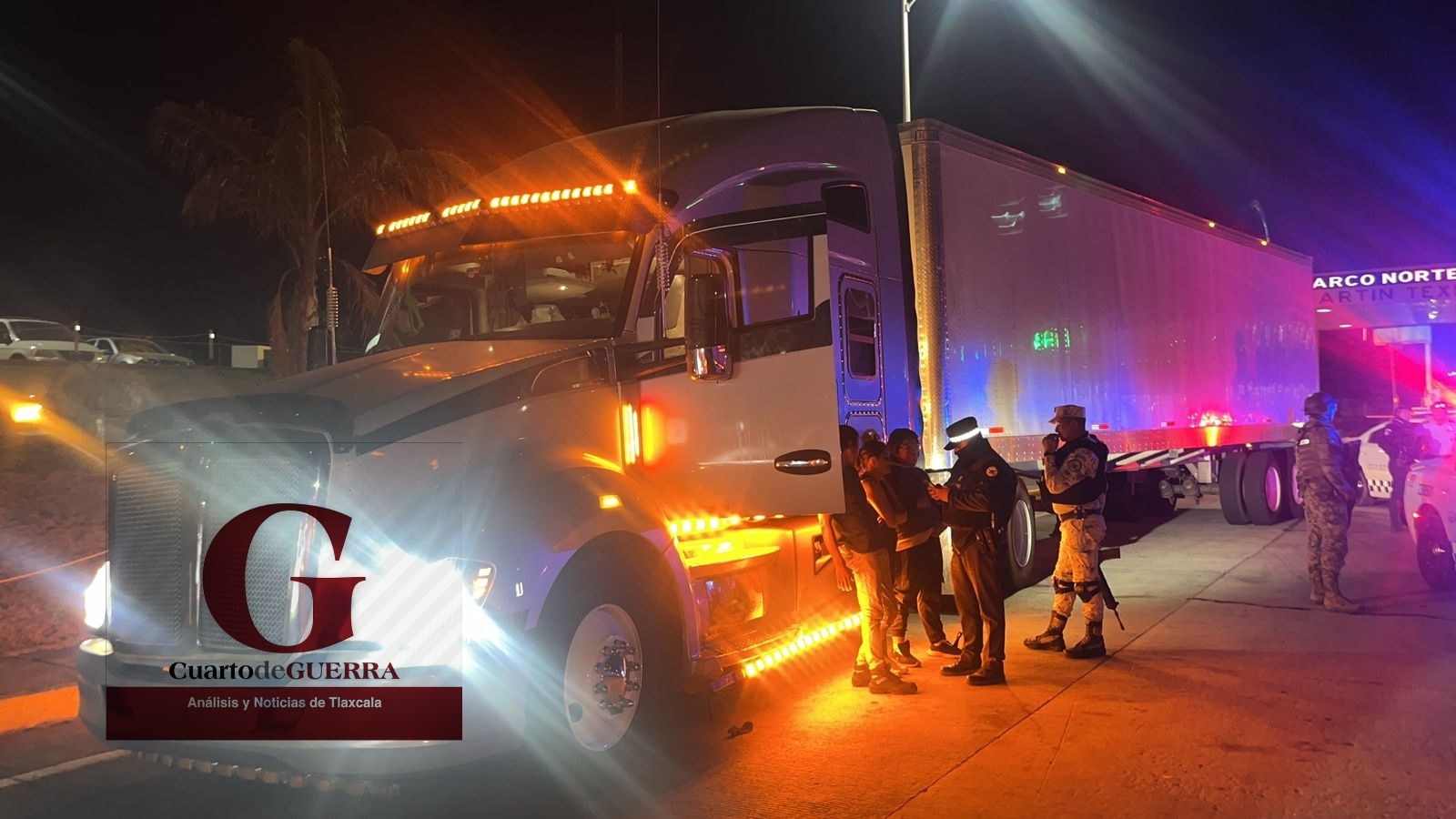 Recupera Guardia Nacional tractocamión robado con violencia en Querétaro