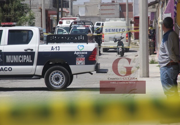 Muere mujer y hieren a su esposo al interior de un domicilio, en Apizaco