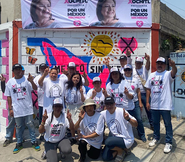 Xochilovers de Tlaxcala se suman a la campaña Pinta un México sin Miedo