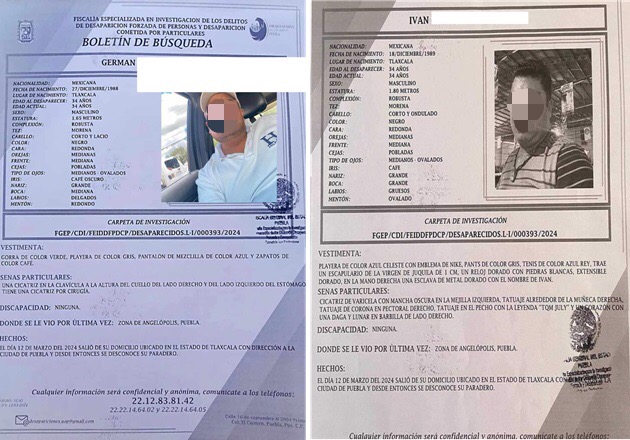 De Calpulalpan y con ficha de búsqueda, dos de las siete personas sin vida abandonadas en Periférico Ecológico de Puebla