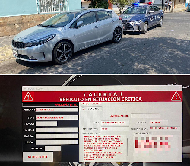 Policía Municipal de Apizaco asegura vehículo involucrado en robo con violencia en Totolac