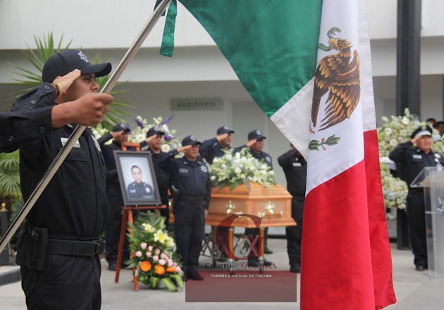 En la SSC, dan último adiós a segundo policía fallecido por linchamiento en Xitototla, Zacatelco