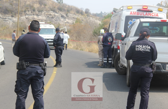 Hallan dentro de bolsa de basura el cadáver de una persona, en Panotla