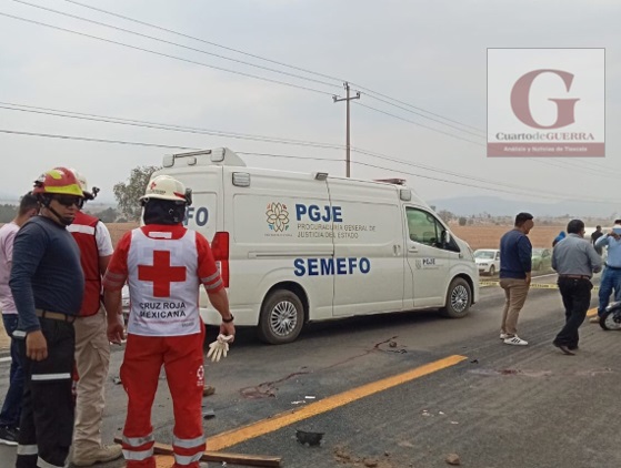 Fallecen dos motociclistas en accidente de tránsito, en Calpulalpan