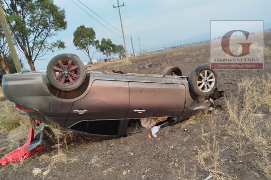 Accidente en la carretera México-Veracruz en Calpulalpan, Tlaxcala