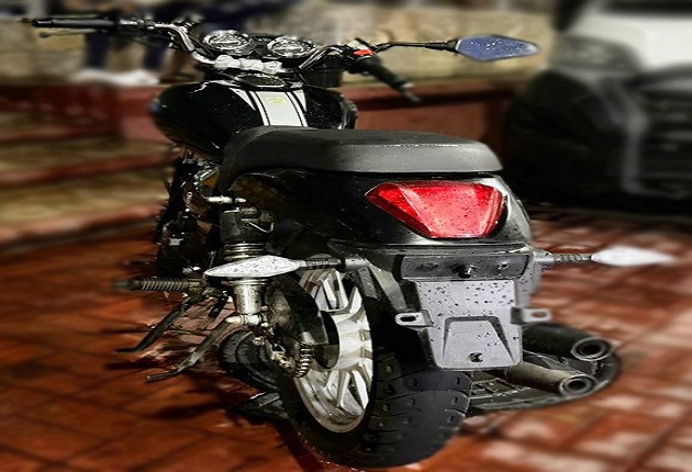 Asegura PGJE motocicleta que presentaba alteraciones en el número de motor