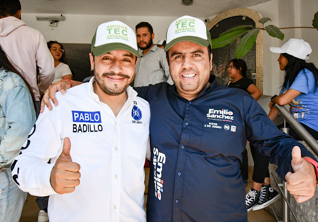 Pablo Badillo y Emilio Sánchez trabajarán con Tecnológico de Apizaco para tener gobierno de diez