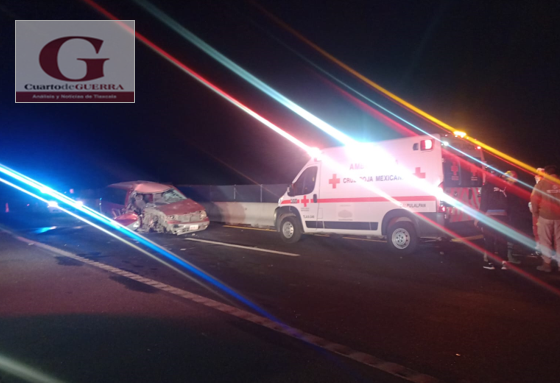 Deja un lesionado aparatoso accidente en Calpulalpan