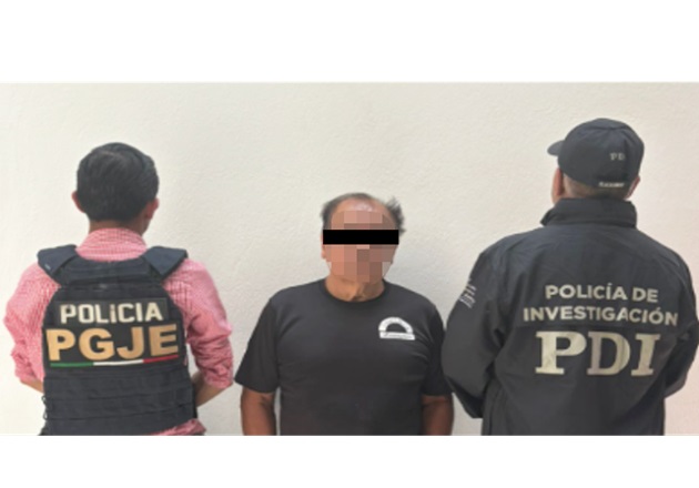 Colabora PGJE con Fiscalía General de la CDMX para aprehender a masculino por abuso sexual agravado