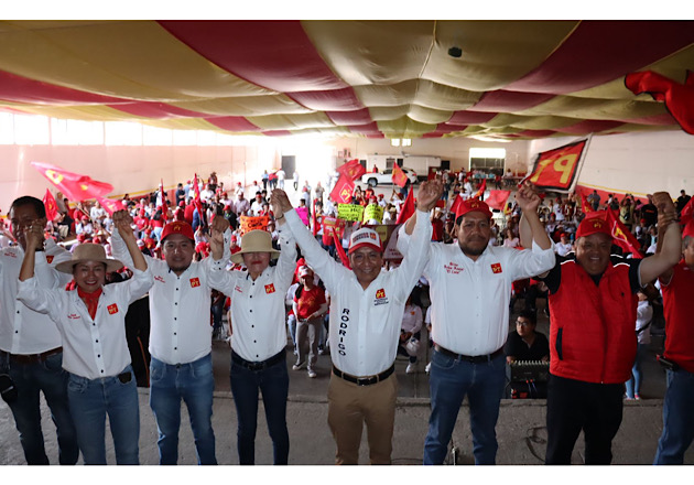 Se desborda en Xaloztoc y Tlaxco apoyo a favor de Rodrigo Cuahutle