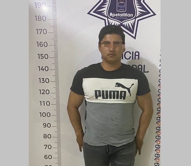 Policía de Apetatitlán detiene a conductor que atropelló a motociclista