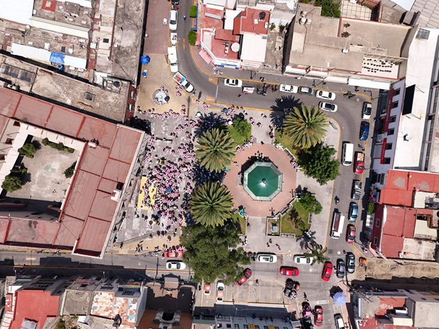 Fracasa marcha en apoyo a candidata de Morena a la alcaldía de Chiautempan, Blanca Angulo