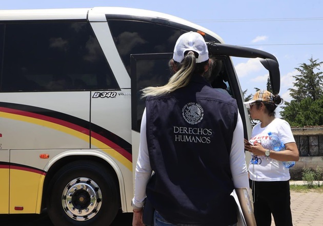 Otorga gobierno del estado apoyo humanitario a migrantes varados en Tlaxco