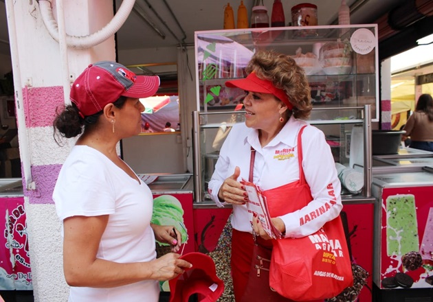 Marina Aguilar ofrece que, como diputada por el distrito 4, se mantendrá cercana a la gente