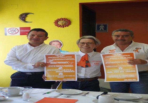 Presenta Luisito, candidato de MC a diputado local, su plataforma política