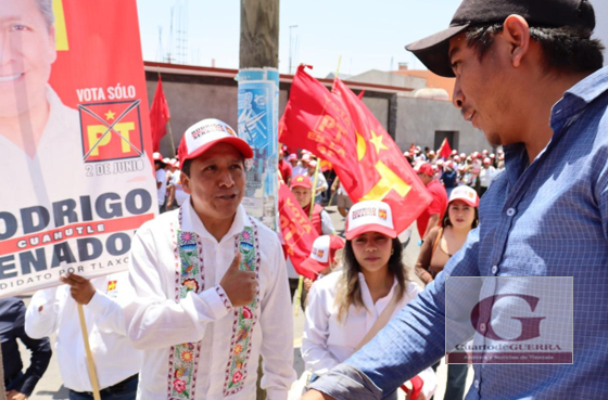 Tras exitosa campaña, habrá voto masivo de tlaxcaltecas a favor de Rodrigo Cuahutle para el Senado