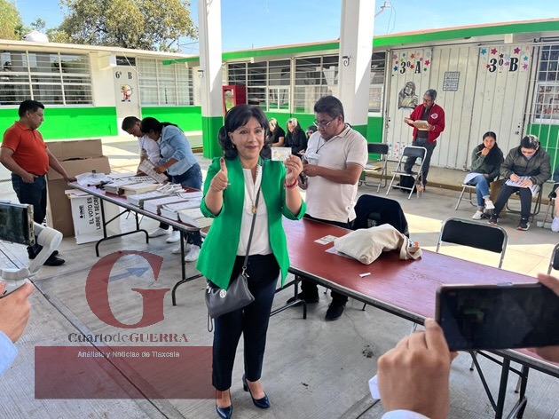 Exhorta Anabell Ávalos Zempoalteca a contribuir a que Tlaxcala tenga una votación pacífica