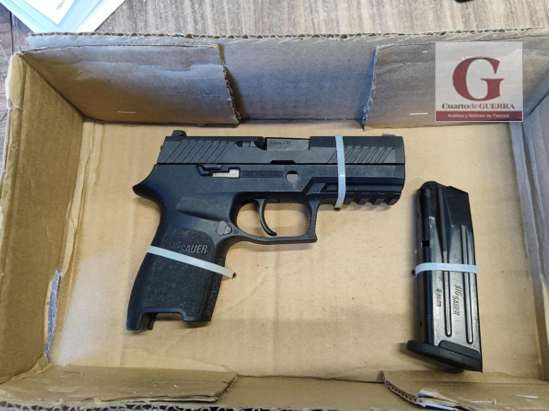 Marinos y la SSC detienen a cinco sujetos por portar armas, en Zacatelco