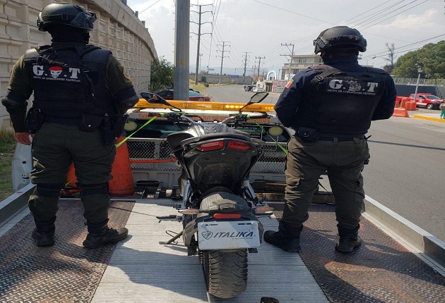Recupera GOT de la Policía de Chiautempan motocicleta con reporte de robo