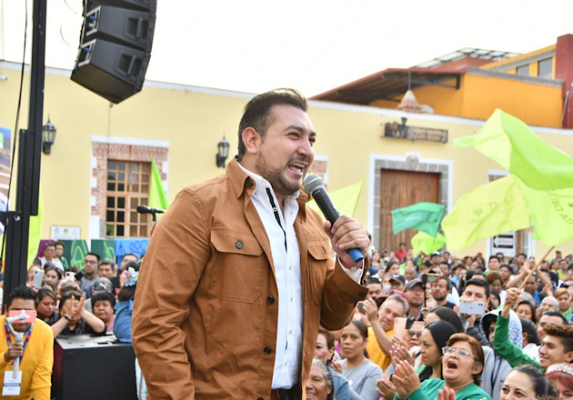 Se vienen los mejores tres años para Huamantla: Salvador Santos Cedillo