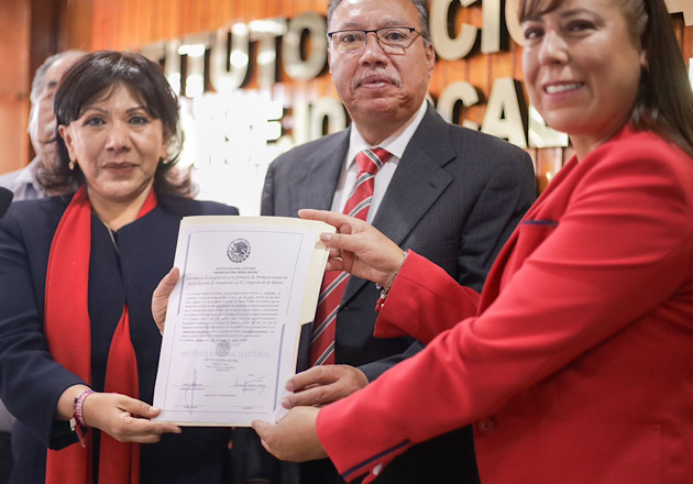 Defenderé a México y a Tlaxcala como una guerrera tlaxcalteca