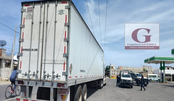 En Tepetitla, detienen a asaltantes de tráiler y recuperan unidad