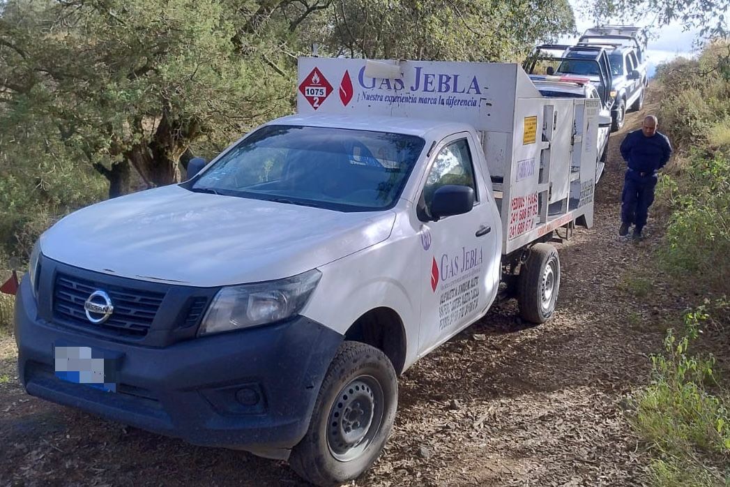 Recupera en minutos policía de Huamantla vehículo repartidor de gas