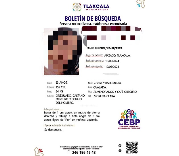 En Ixtacamaxtitlan, Puebla hallan con huellas violentas y sin vida a jovencita desaparecida en Apizaco