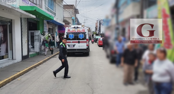 Balean a cuentahabiente y le roban fuerte cantidad de efectivo, en Chiautempan