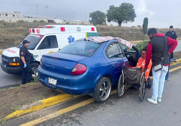 Atiende Policía de Huamantla hecho de tránsito originado por el consumo de alcohol