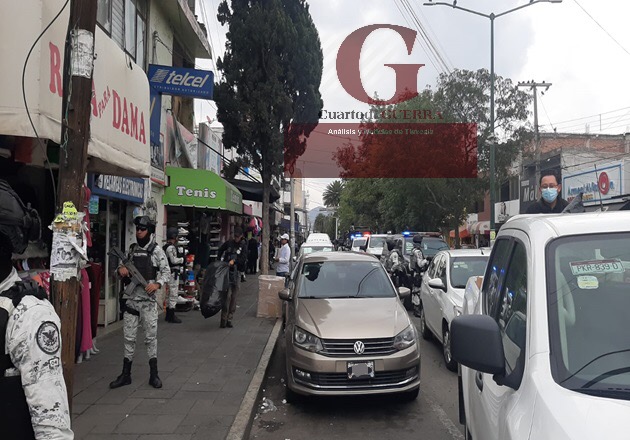 Aseguran más de 200 tenis pirata en Apizaco