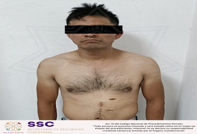 Nueva detención de la SSC en Zacatelco por portación de arma y narcóticos