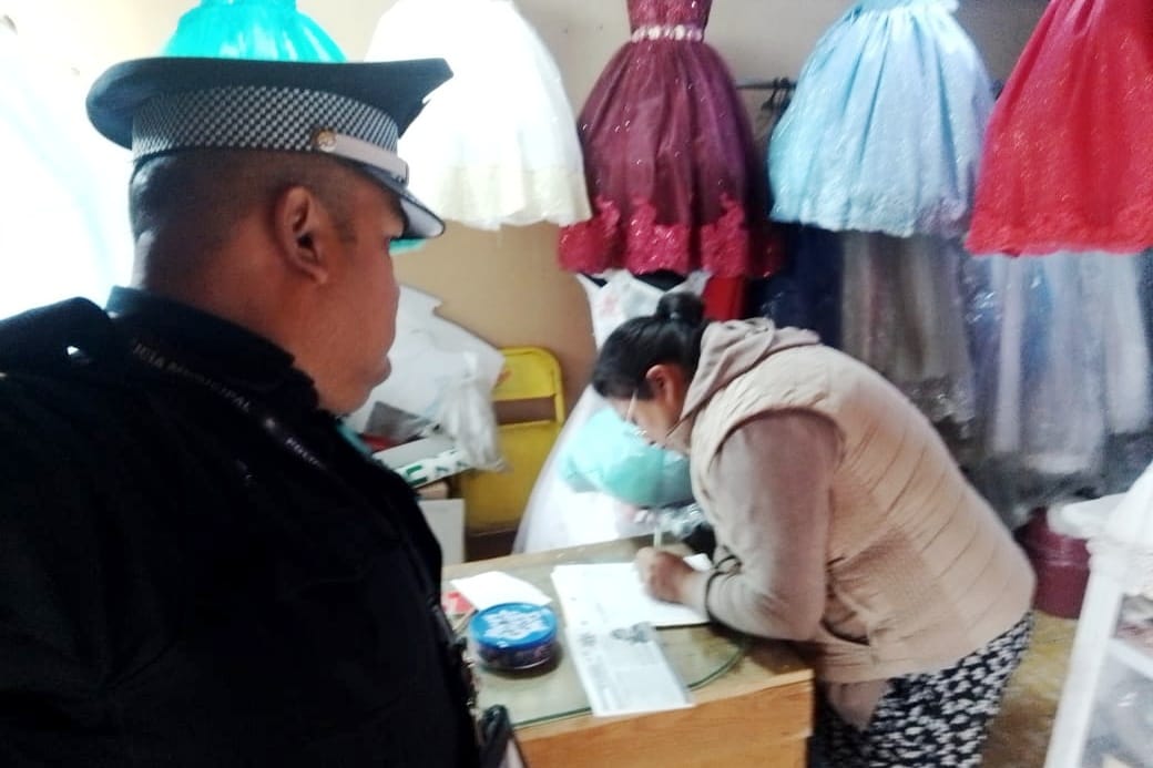 Fortalece Policía de Huamantla la seguridad en comercios con acciones de proximidad social