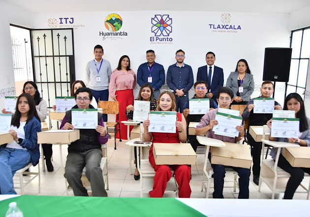 Culmina con éxito el curso de inglés básico realizado en la Coordinación de Juventud de Huamantla