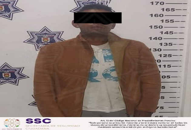 Detiene SSC a un hombre por intento de asalto, en Yauhquemehcan