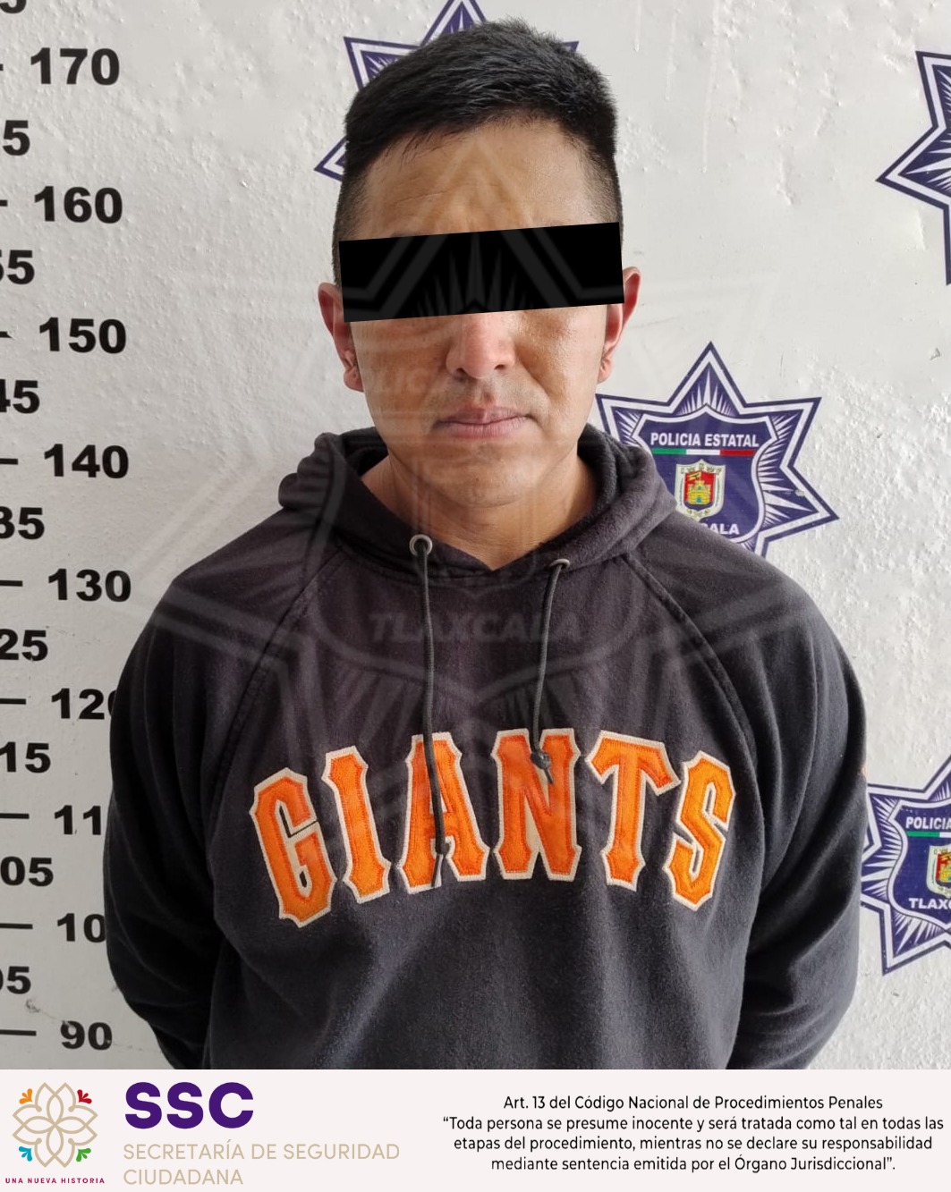 Detiene SSC a presunto narcomenudista en Tocatlán