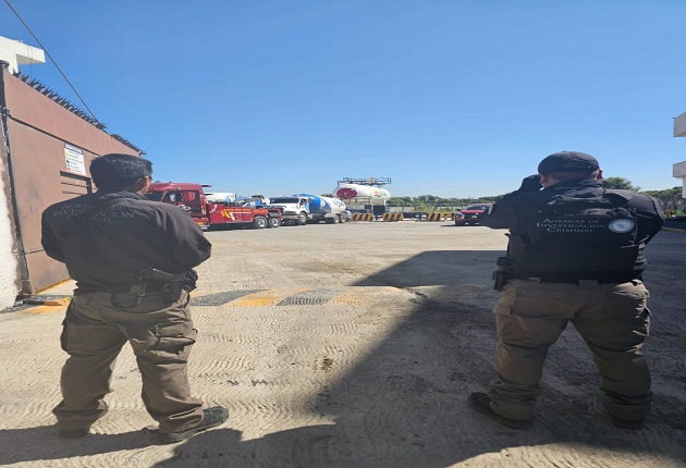 La PFM cumplimenta orden de cateo en materia de hidrocarburos en Zacatelco