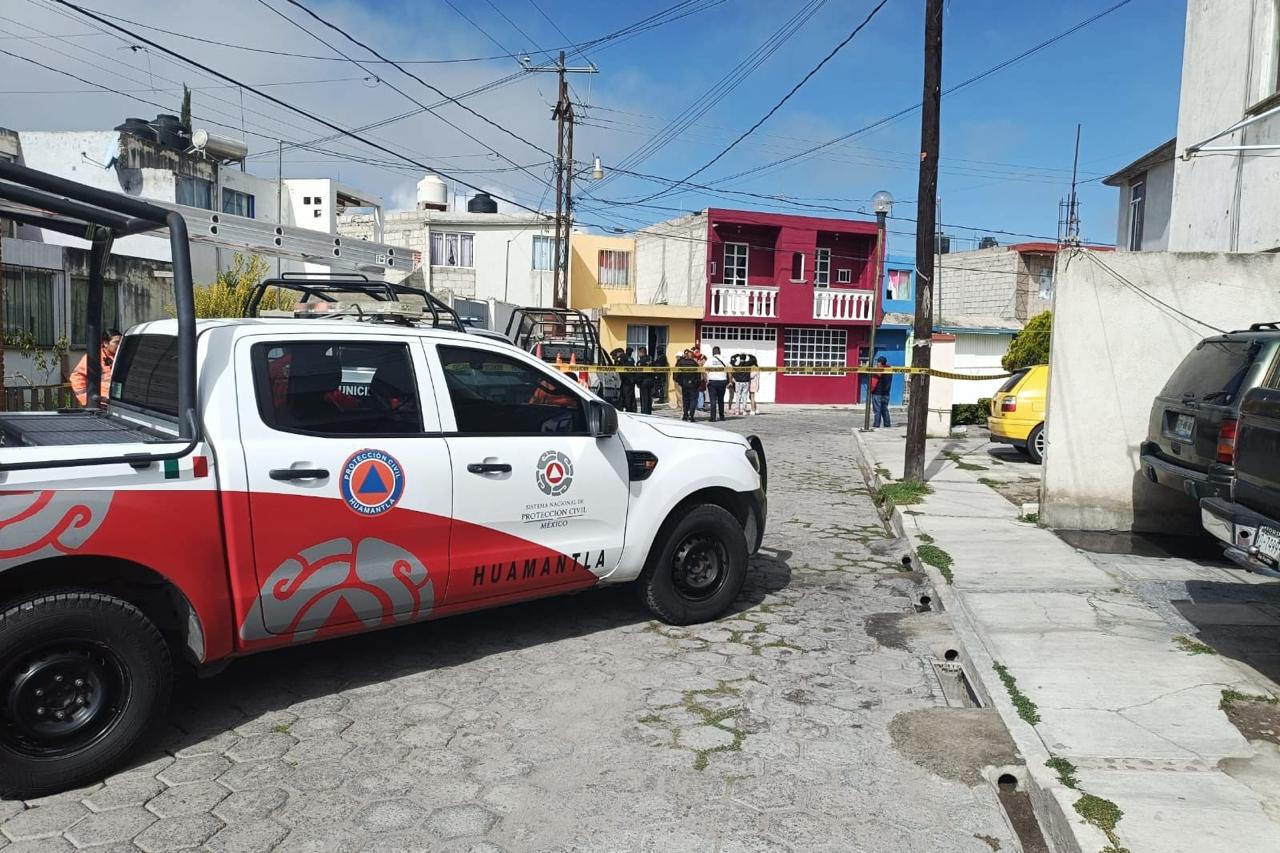 Atiende Policía de Huamantla llamado de auxilio en el Fraccionamiento 'La Estación'