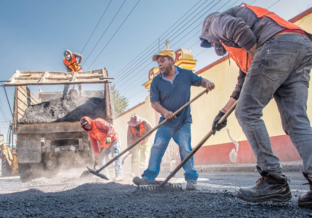 Arranca programa de bacheo en Huamantla