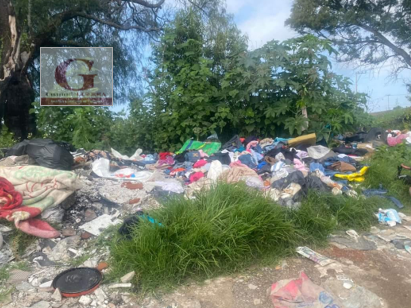 Convierten camino en basurero, en Atlahapa, al lado de Periférico Tlaxcala