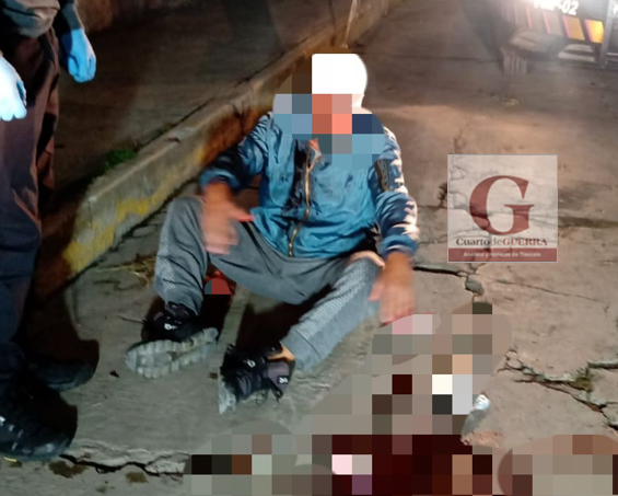 Casi matan a un hombre a golpes, en Panotla