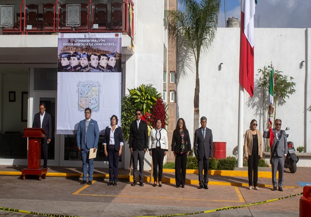 Conmemora Ayuntamiento de Tocatlán la gesta heroica de los Niños Héroes de Chapultepec