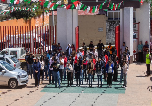 Se suma Tocatlán al Simulacro Nacional 2024
