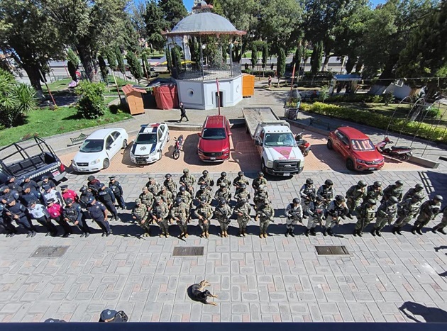 Implementa SSC Mando Coordinado en Santa Cruz Tlaxcala