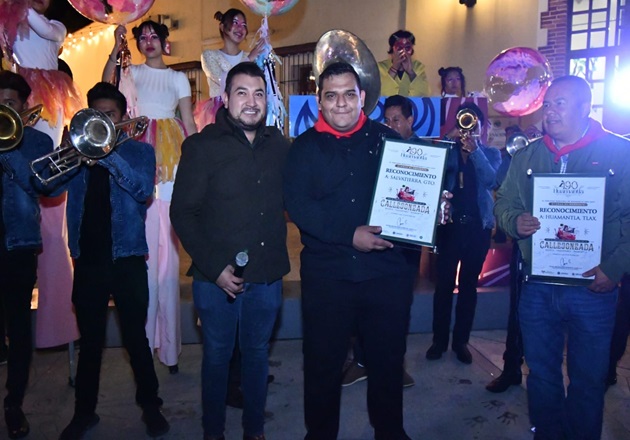 Con Gran Callejoneada Huamantla vivió una noche mágica llena de música y alegría