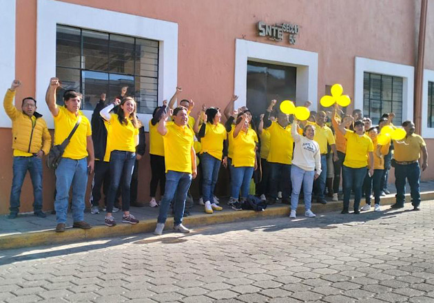 Fuerte arranque de campaña de Enrique Herrera, rumbo a la dirigencia en la sección 55 del SNTE