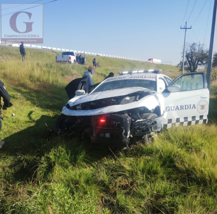 Se accidenta la Guardia Nacional en Zitlaltepec tras una supuesta persecución