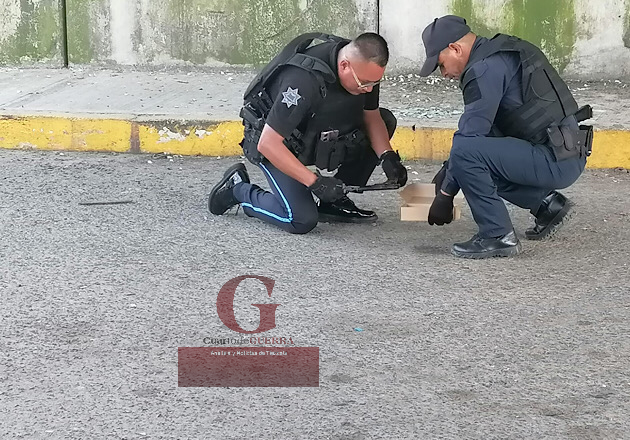 Hallan arma de fuego abandonada en Acuitlapilco, Tlaxcala, tras supuesta riña