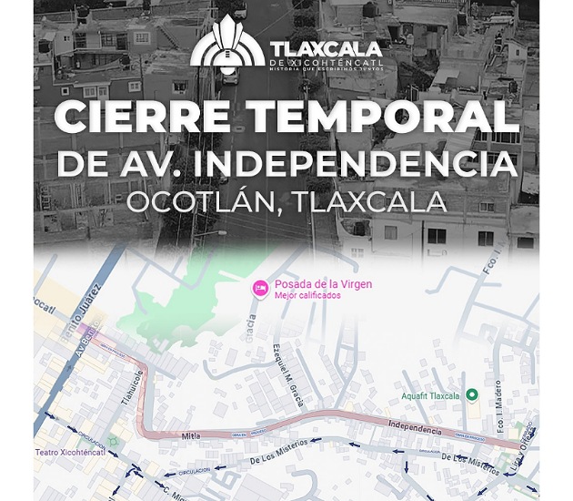 Este lunes iniciará Ayuntamiento de Tlaxcala trabajos de rehabilitación en la calle Independencia de Ocotlán