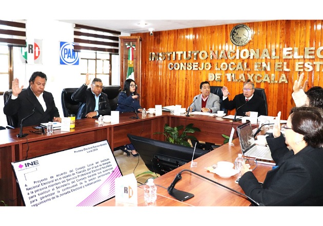A celebrar elecciones extraordinarias pacíficas y copiosas, llama INE Tlaxcala este 24 de noviembre